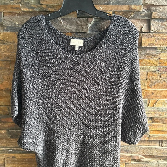 Y/Project Textured Knit Sweater in Charcoal - Picture 3 of 5